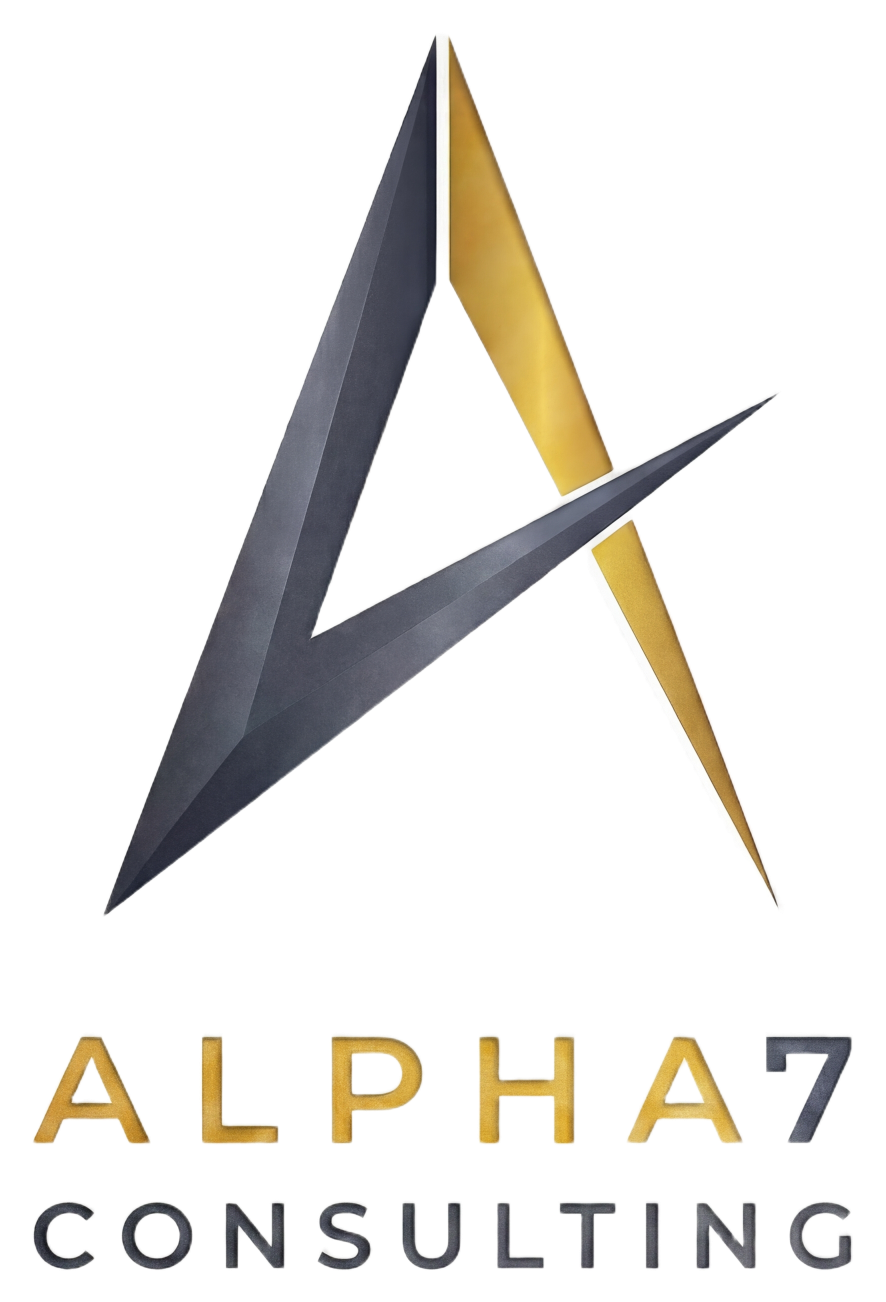 Logo Alpha7 Consulting — identité principale